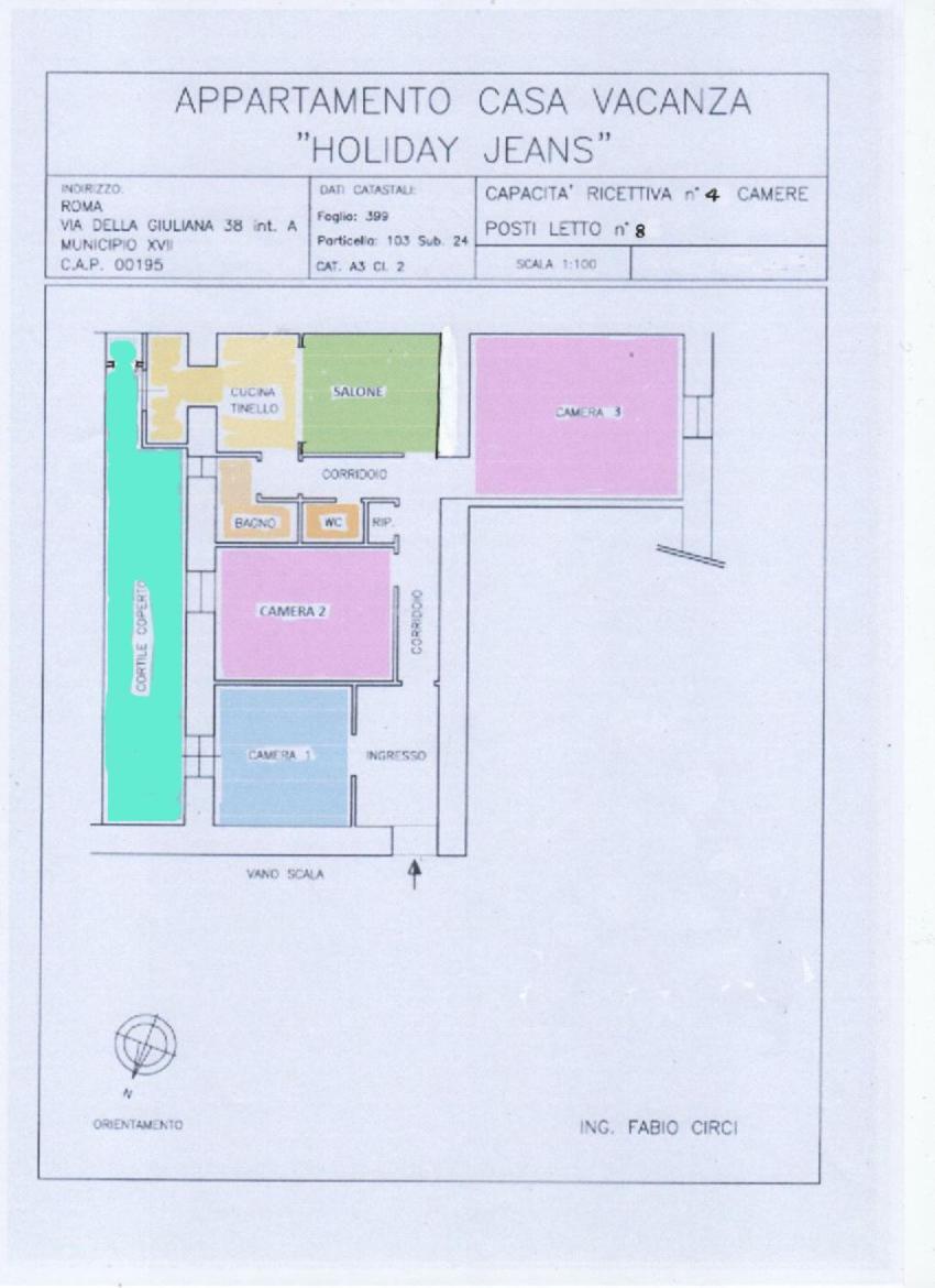 Holiday Jeans Apartment Rzym Zewnętrze zdjęcie